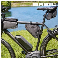 Basil Sport Design - Frametas Triangel M - 1,7 Litres - Noir -Vélos Séries Boutique basil sport design frametas triangel m 17 litres noir 6