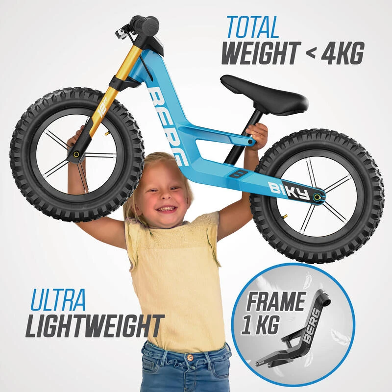 BERG Biky Cross Bleu 12 Inch Vélo Enfant Draisienne Avec Frein à Mains 4 BERG Biky Cross Bleu 12 Inch Vélo Enfant Draisienne Avec Frein à Mains – Image 2