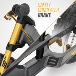 BERG Biky Cross Gris 12 Inch Vélo Enfant Draisienne Avec Frein à Mains -Vélos Séries Boutique berg biky cross gris 12 inch velo enfant draisienne avec frein a mains 2