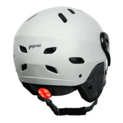 Casque LED H.30 Vision Cool Grey Avec Visière Pour Vélo, Trottinette -Vélos Séries Boutique casque led h30 vision cool grey avec visiere pour velo trottinette 1