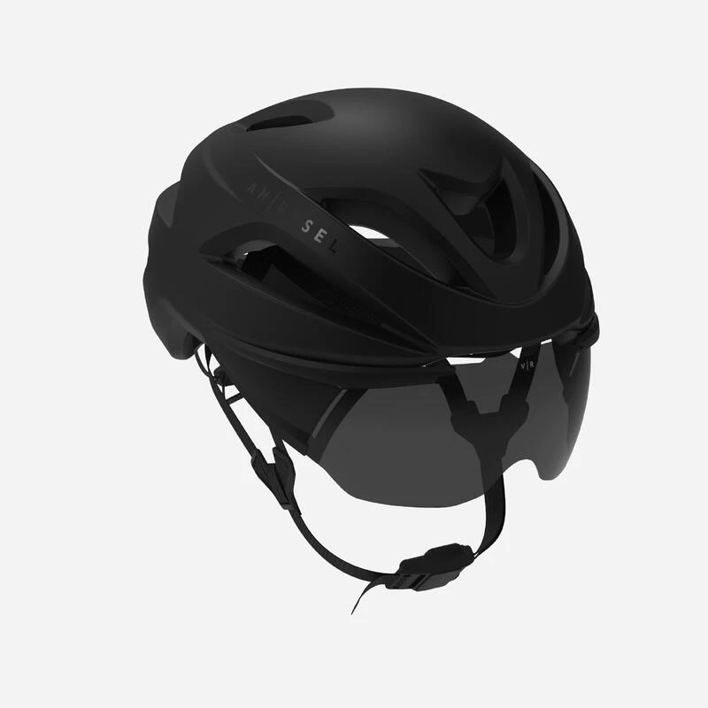 CASQUE TRIATHLON AVEC ECRAN AMOVIBLE CATEGORIE 3 ET BOUCLE MAGNETIQUE NOIR MAT 3 CASQUE TRIATHLON AVEC ECRAN AMOVIBLE CATEGORIE 3 ET BOUCLE MAGNETIQUE NOIR MAT
