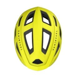 CASQUE VELO ROUTE ROADR 500 JAUNE FLUO -Vélos Séries Boutique casque velo route roadr 500 jaune fluo 5