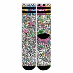 Chaussettes American Socks Doodle - Mid High -Vélos Séries Boutique chaussettes american socks doodle mid high 1