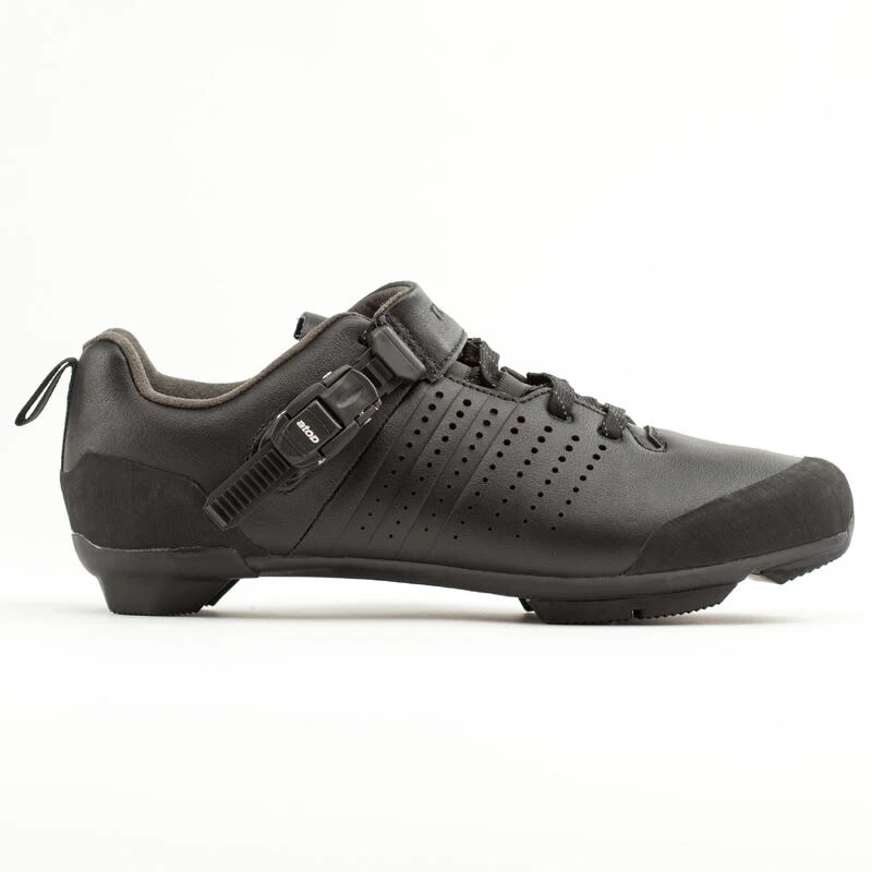 CHAUSSURES VELO GRAVEL ET ROUTE CUIR A LACETS SPD GRVL 520 NOIRE 5 CHAUSSURES VELO GRAVEL ET ROUTE CUIR A LACETS SPD GRVL 520 NOIRE – Image 3