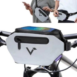 CityBag - Sacoche De Vélo 3en1 Utilisable Comme Sacoche De Guidon