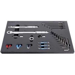 Unior Composition Outillage Cycle Sos - 564 X 364 X 30 Mm / 25 Pcs - 3 Kg -