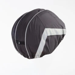 BTWIN COUVRE CASQUE IMPERMEABLE - VISIBILITE NUIT 940 NOIR -Vélos Séries Boutique couvre casque impermeable visibilite nuit 940 noir 3