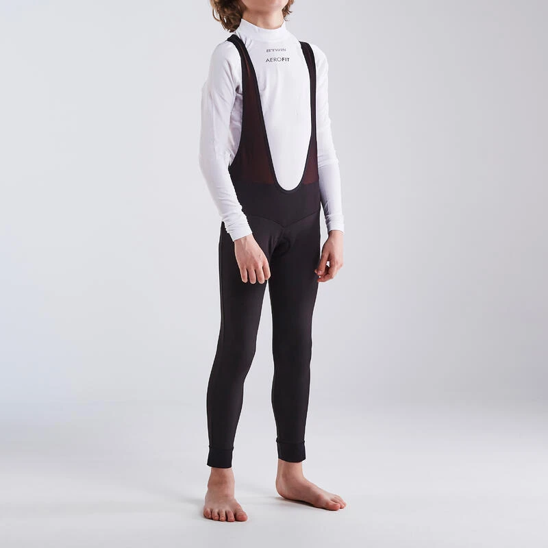 BTWIN CUISSARD LONG VELO ENFANT A BRETELLES 900 NOIR 4 BTWIN CUISSARD LONG VELO ENFANT A BRETELLES 900 NOIR – Image 2