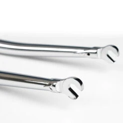 Fourche De Piste à Couronne Plate, Filetage 1 Pouce - Chrome -Vélos Séries Boutique fourche de piste a couronne plate filetage 1 pouce chrome 2