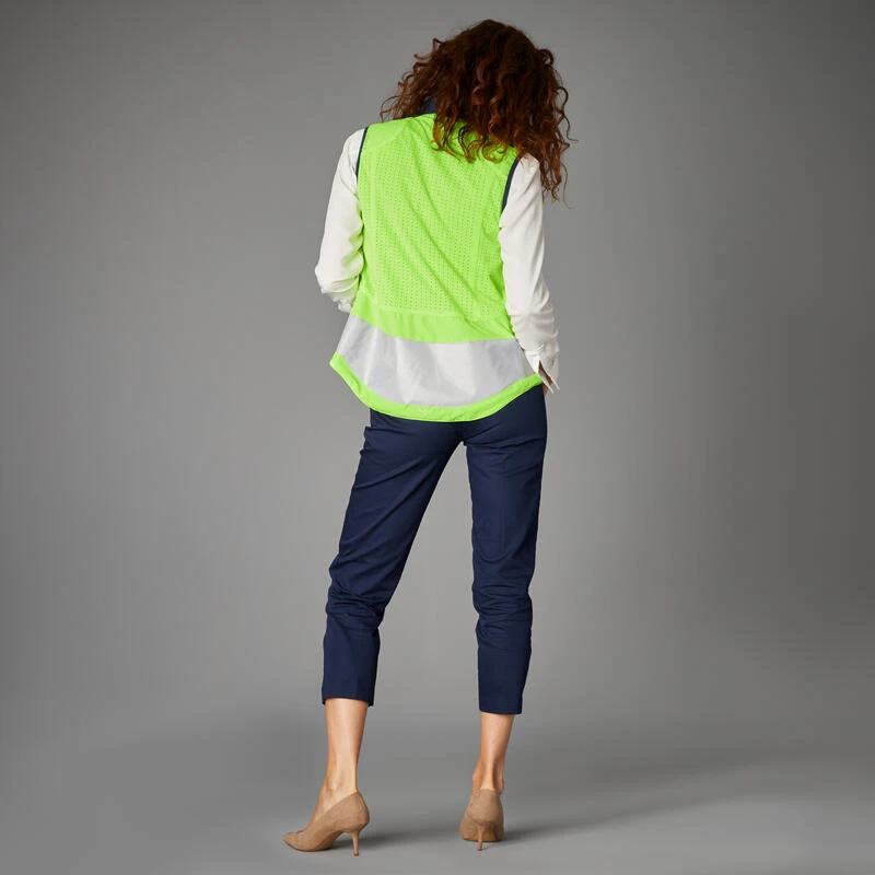 BTWIN GILET VELO SANS MANCHE REVERSIBLE CERTIFIE EPI VISIBILITE JOUR NUIT 560 FEMME 4 BTWIN GILET VELO SANS MANCHE REVERSIBLE CERTIFIE EPI VISIBILITE JOUR NUIT 560 FEMME – Image 2