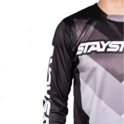 Stay Strong Maillot BMX Manches Longues Staystrong - Chevron Noir -Vélos Séries Boutique maillot bmx manches longues staystrong chevron noir 4