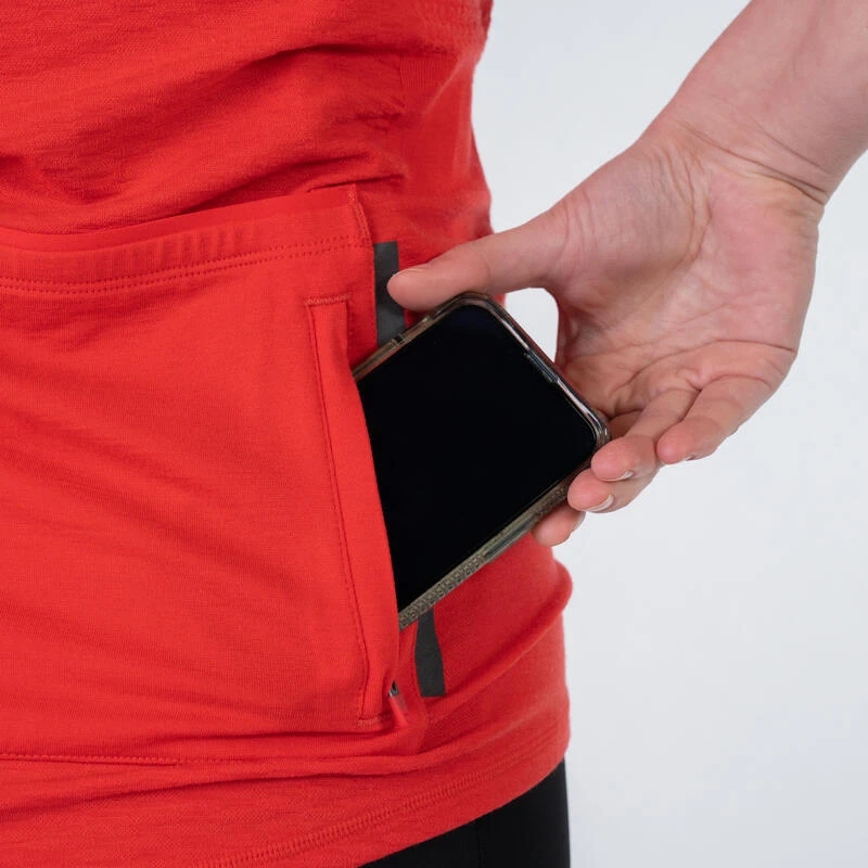 Riverside Maillot De Vélo Manches Courtes Femme GRAVEL 900 Rouge (48% Mérinos) 6 Riverside Maillot De Vélo Manches Courtes Femme GRAVEL 900 Rouge (48% Mérinos) – Image 4