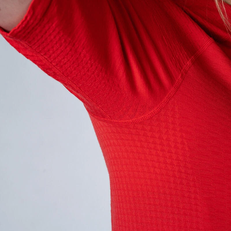 Riverside Maillot De Vélo Manches Courtes Femme GRAVEL 900 Rouge (48% Mérinos) 9 Riverside Maillot De Vélo Manches Courtes Femme GRAVEL 900 Rouge (48% Mérinos) – Image 7