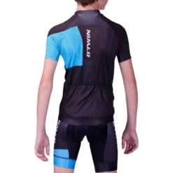BTWIN Maillot Manches Courtes Vélo Enfant 700 Bleu -Vélos Séries Boutique maillot manches courtes velo enfant 700 bleu 3