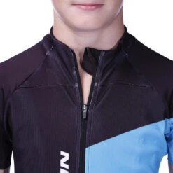 BTWIN Maillot Manches Courtes Vélo Enfant 700 Bleu -Vélos Séries Boutique maillot manches courtes velo enfant 700 bleu 7