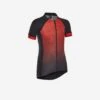 BTWIN Maillot Manches Courtes Vélo Enfant 900 Noir Et Rouge -Vélos Séries Boutique maillot manches courtes velo enfant 900 noir et rouge