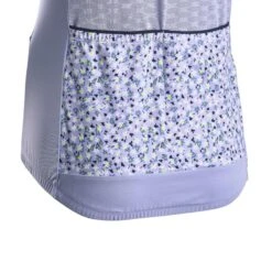 MAILLOT VELO ROUTE MANCHES COURTES RC500 FEMME FLORAL LAVANDE -Vélos Séries Boutique maillot velo route manches courtes rc500 femme floral lavande 4
