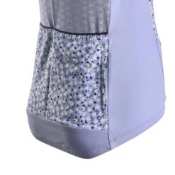 MAILLOT VELO ROUTE MANCHES COURTES RC500 FEMME FLORAL LAVANDE -Vélos Séries Boutique maillot velo route manches courtes rc500 femme floral lavande 5