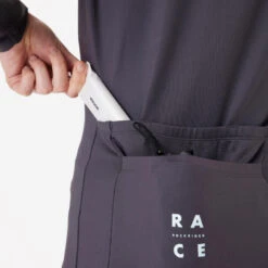 Rockrider Maillot Vélo VTT Cross Country Temps Frais Manches Longues Femme - Gris -Vélos Séries Boutique maillot velo vtt cross country temps frais manches longues femme gris 9