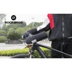 ROCKBROS Manchons Vélo De Guidon Thermique Polaire Gants De Guidon Hiver Impeméable -Vélos Séries Boutique manchons velo de guidon thermique polaire gants de guidon hiver impemeable 3
