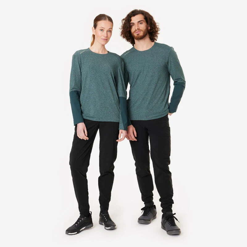 Rockrider Pantalon Vélo VTT All Mountain Léger Et Respirant Temps Chaud Unisexe - Noir 4 Rockrider Pantalon Vélo VTT All Mountain Léger Et Respirant Temps Chaud Unisexe - Noir – Image 2