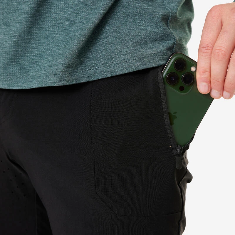 Rockrider Pantalon Vélo VTT All Mountain Léger Et Respirant Temps Chaud Unisexe - Noir 10 Rockrider Pantalon Vélo VTT All Mountain Léger Et Respirant Temps Chaud Unisexe - Noir – Image 8