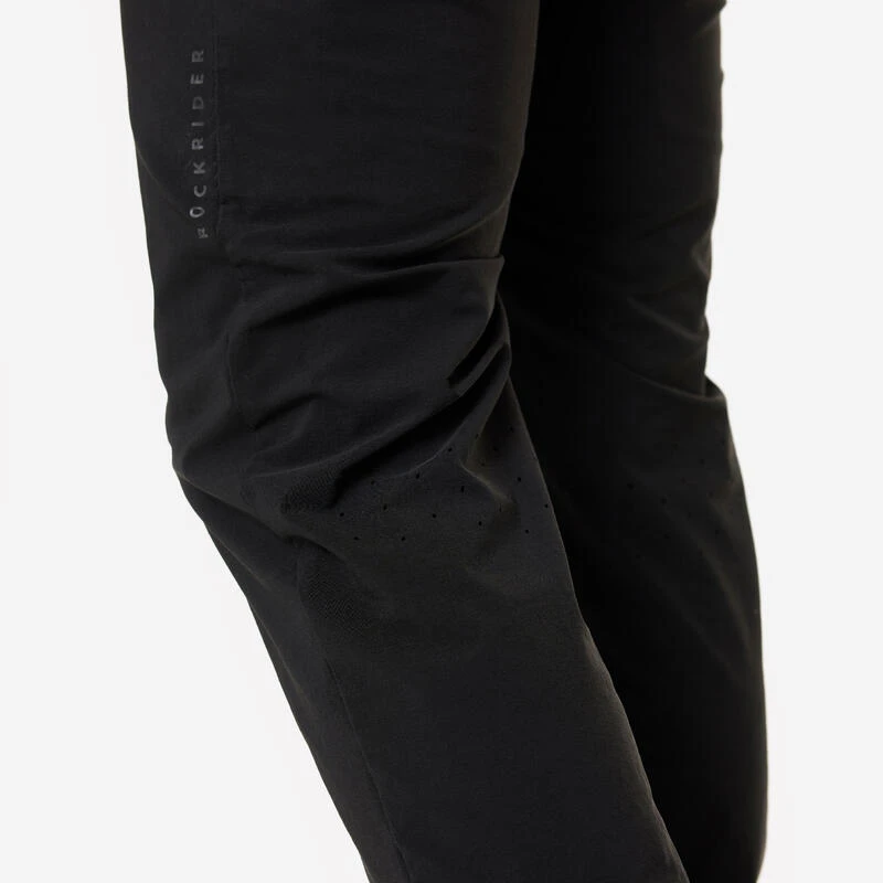 Rockrider Pantalon Vélo VTT All Mountain Léger Et Respirant Temps Chaud Unisexe - Noir 11 Rockrider Pantalon Vélo VTT All Mountain Léger Et Respirant Temps Chaud Unisexe - Noir – Image 9