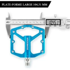 ROCKBROS Pédale Vélo En Alliage D'aluminium Pour Vélo Bicyclette Cyclisme VTT Titane -Vélos Séries Boutique pedale velo en alliage daluminium pour velo bicyclette cyclisme vtt titane 3
