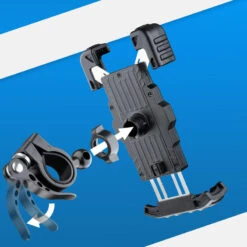 PhoneFix - Support De Téléphone Portable Pour Vélo à Fixer Sur Le Guidon -Vélos Séries Boutique phonefix support de telephone portable pour velo a fixer sur le guidon 3