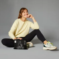 BTWIN PONCHO PLUIE VISIBILITE JOUR NUIT 560 NOIR JAUNE FLUO -Vélos Séries Boutique poncho pluie visibilite jour nuit 560 noir jaune fluo 8