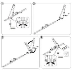 Porte-vélo De Toit Atera Giro AF+ -Vélos Séries Boutique porte velo de toit atera giro af 3