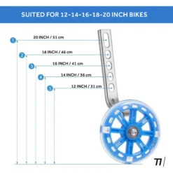 Roues D'entraînement Pour Vélo Pour Enfants De 12 à 20 Pouces - Noir -Vélos Séries Boutique roues dentrainement pour velo pour enfants de 12 a 20 pouces noir 2