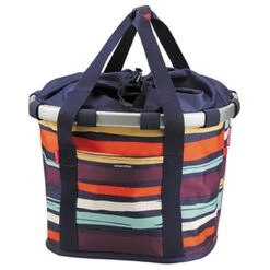 Sacoche De Guidon Vélo à Rayures Reisenthel Bikebasket City Klickfix