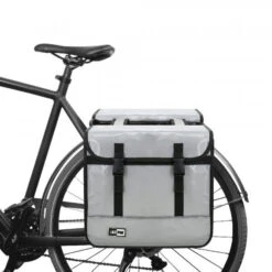 Benson Sacoches Doubles Ebike Vélo De Ville 35 Litres - Gris -Vélos Séries Boutique sacoches doubles ebike velo de ville 35 litres gris 1