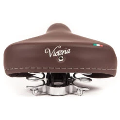 Selle De Vélo Victoria Avec Ressorts Chromés - Brun Foncé -Vélos Séries Boutique selle de velo victoria avec ressorts chromes brun fonce 1
