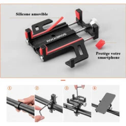 ROCKBROS Support Métallique De Smarphone -Vélos Séries Boutique support metallique de smarphone 5