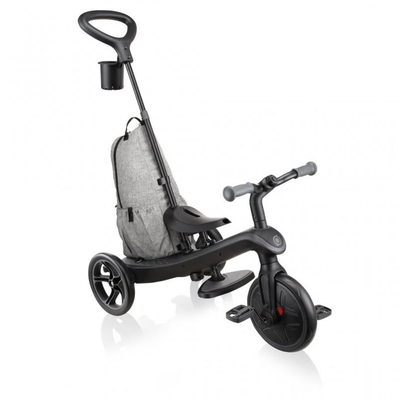 GLOBBER Tricycle évolutif EXPLORER 4 En 1 DELUXE PLAY Noir-Gris 4 GLOBBER Tricycle évolutif EXPLORER 4 En 1 DELUXE PLAY Noir-Gris – Image 2