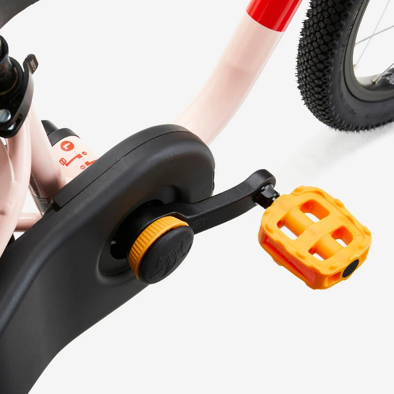 BTWIN VELO ENFANT 2EN1 DRAISIENNE 3-5 ANS 14 Pouces - DISCOVER 500 Rose 4 BTWIN VELO ENFANT 2EN1 DRAISIENNE 3-5 ANS 14 Pouces - DISCOVER 500 Rose – Image 2