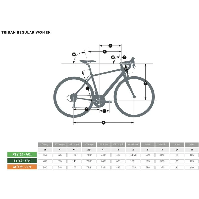VÉLO ROUTE REGULAR TRIBAN MICROSHIFT - VERT FEMME 6 VÉLO ROUTE REGULAR TRIBAN MICROSHIFT - VERT FEMME – Image 4