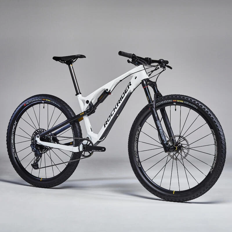 Rockrider Vélo VTT Cross Country XC 900 S Cadre Carbone Et Aluminium Blanc 4 Rockrider Vélo VTT Cross Country XC 900 S Cadre Carbone Et Aluminium Blanc – Image 2
