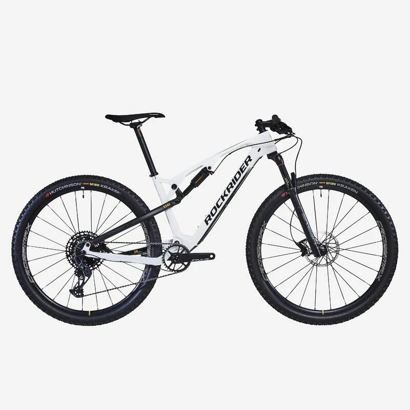 Rockrider Vélo VTT Cross Country XC 900 S Cadre Carbone Et Aluminium Blanc 3 Rockrider Vélo VTT Cross Country XC 900 S Cadre Carbone Et Aluminium Blanc