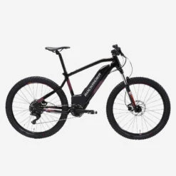 Rockrider Vélo VTT électrique Semi-rigide 27,5", E-ST520 Noir Violet