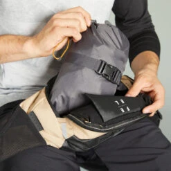 Rockrider Veste Coupe Pluie VELO VTT All Mountain Imperméable Grise -Vélos Séries Boutique veste coupe pluie velo vtt all mountain impermeable grise 3