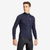 Veste Hiver VTT Manches Longues Rockrider Bleu Nuit