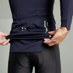 Veste Hiver VTT Manches Longues Rockrider Bleu Nuit -Vélos Séries Boutique veste hiver vtt manches longues rockrider bleu nuit 2