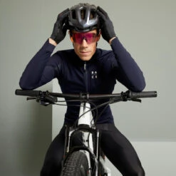 Veste Hiver VTT Manches Longues Rockrider Bleu Nuit -Vélos Séries Boutique veste hiver vtt manches longues rockrider bleu nuit 6