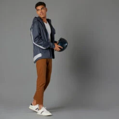 BTWIN VESTE PLUIE VÉLO VILLE 540 HOMME MARINE CERTIFIÉE EPI VISIBILITÉ -Vélos Séries Boutique veste pluie velo ville 540 homme marine certifiee epi visibilite 2