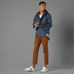 BTWIN VESTE PLUIE VÉLO VILLE 540 HOMME MARINE CERTIFIÉE EPI VISIBILITÉ -Vélos Séries Boutique veste pluie velo ville 540 homme marine certifiee epi visibilite 8