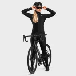 Veste Vélo Softshell Femme Cyclisme J1 Vermont Noir -Vélos Séries Boutique veste velo softshell femme cyclisme j1 vermont noir 3