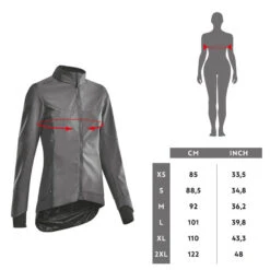 Rockrider VESTE VELO VTT HIVER FEMME ROSE -Vélos Séries Boutique veste velo vtt hiver femme rose 5